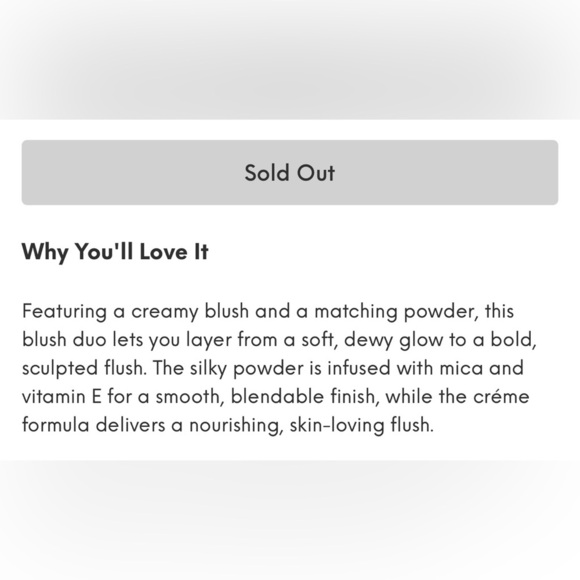 Brand New! Bisha Essential Duo Dubai Colorway Crème + Powder Blush Set - Picture 11 of 16